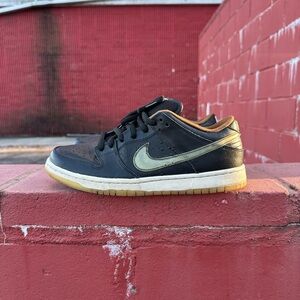 Nike SB Premium Low Dunk Black Rain 9.5 Men’s Skateboarding Sneakers